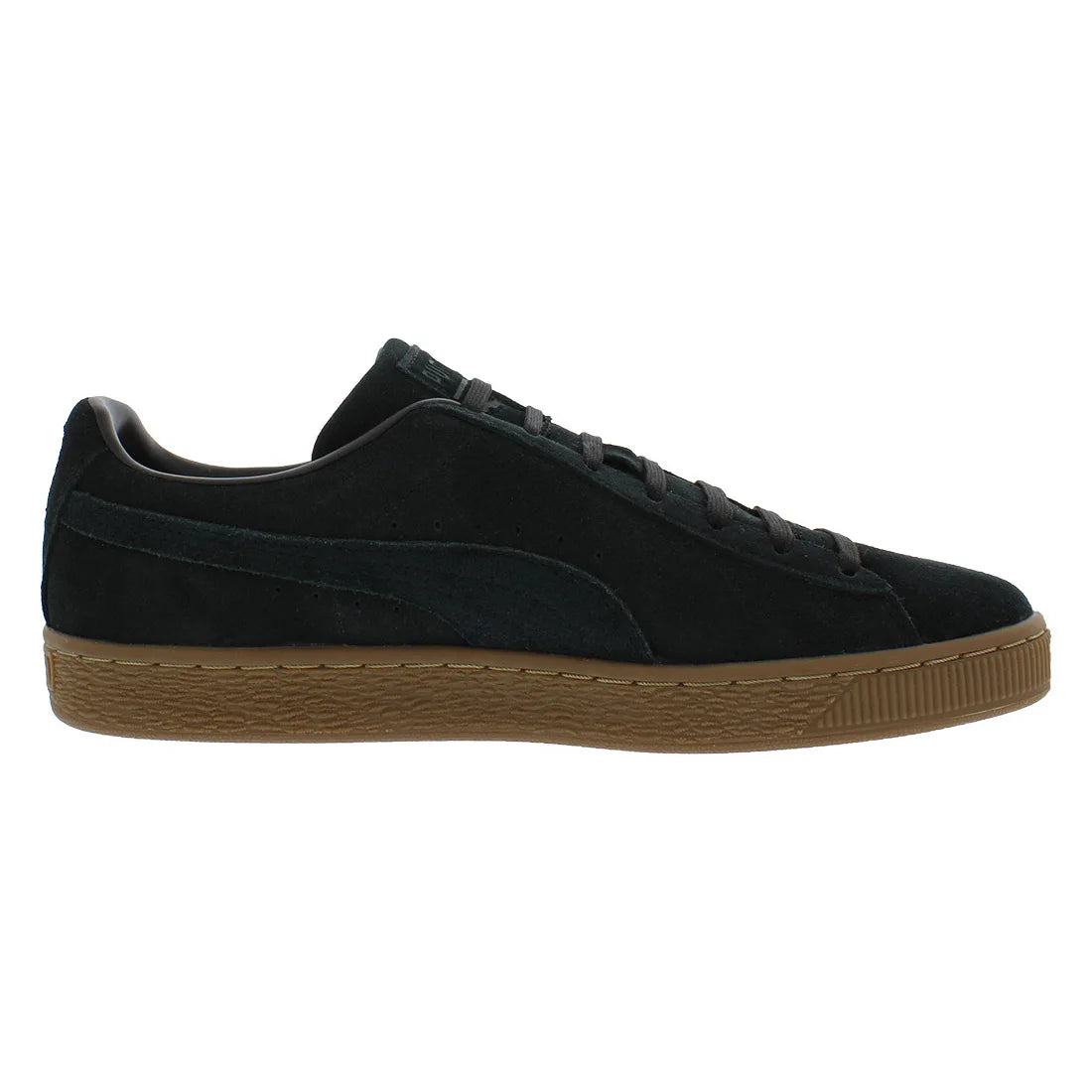 For Suede Gum Mens Shoes Model 38117401 Black 100% Authentic