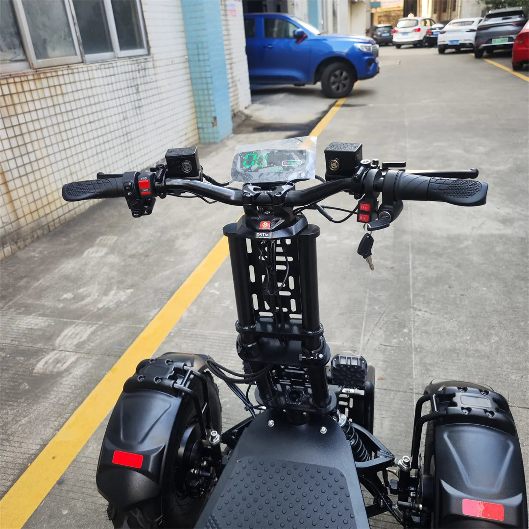 Latest Adult ATV 4X4 Electric Quad 4 Motors 60V 60Ah 80Ah Long Range 10000W Fast Speed 21 Inch Off Road Fat Tire Electric ATV