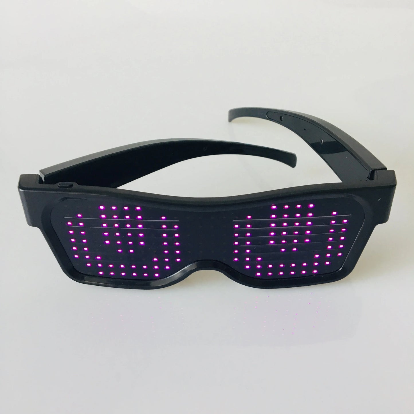 Smart Sunglasses LED Rechargeable App Bluetooth Programmable Flashing Light Glasses Party Sunglasses LED Glasses