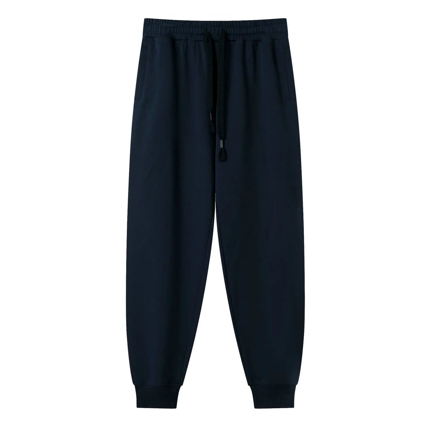 Hot Sale 380gsm Terry Jogger Trousers for Men High Quality Jogger Pants With Pockets Heavy Solid Custom Sweat Pants for Men