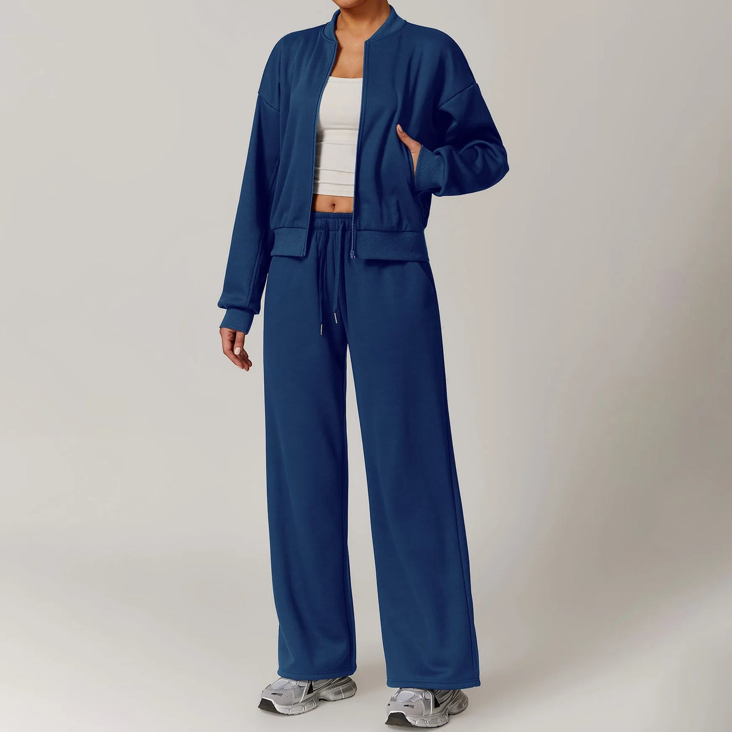 YIYI New Design Cool Street Sets Ladies Leisure Breathable Casual Comfortable Suits Women Track Suits Two Piece Sets
