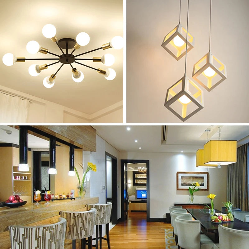 E14 Bombillas LED Light Bulb AC220-240V Ampoule 3W 6W 9W 12W Lampada LED lamp E14 Cold/Warm White SMD2835 for living room