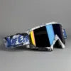 Full Frame PC Rimless Cycling Goggles for Motorcycle & Ski Use Windproof Breathable UV Protection CE Certified Day/Night Use