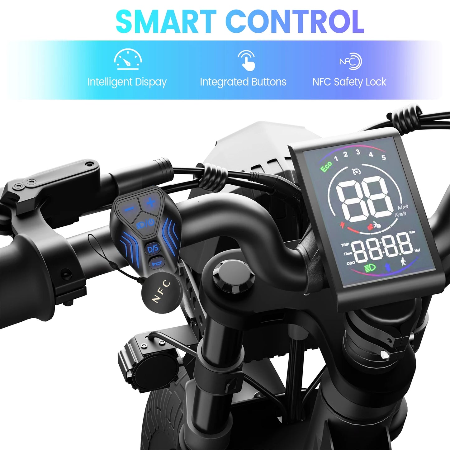 USA  Warehouse 20 Inch Enduro Ebike 2000W Dual Motor Fast Electric Dirt E Pit Bike Fat Tire Bicycle for Adult