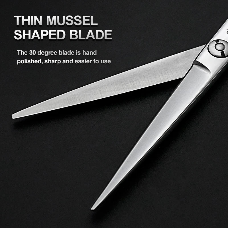 Beauty Shop Professional Hair Cutting Scissors Kits Stainless Steel Salon Hairdressing Shears Set Thinning Scissors for Barber
