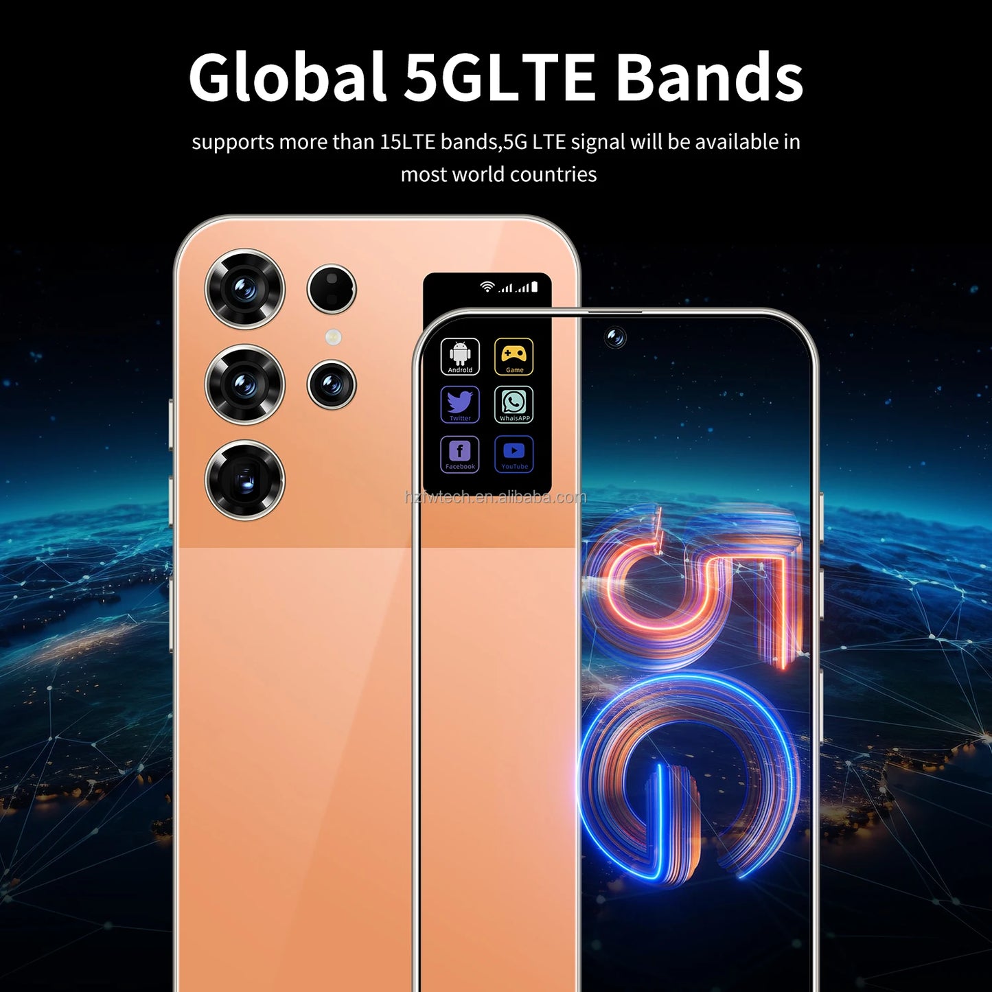 S26 Ultra Phone Global Version Mobile Phone 16GB Android 14 Cellphones Unlocked Smartphone