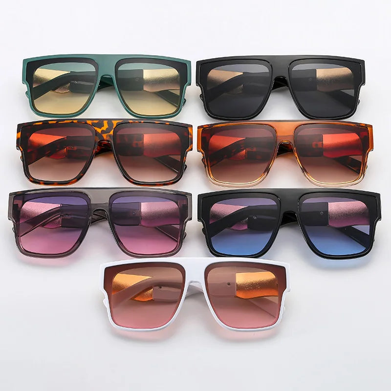 Superhot Eyewear 21835 Fashion 2024 Y2K Oversized Square Flat Top Shades Sunglasses