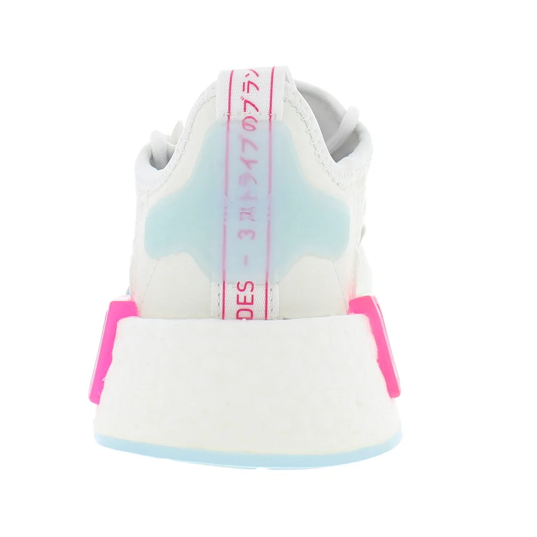 For NMD_R1 MSS-GZ9282 Women's Fitness Cross-Training Shoes Cloud White/Halo Blue/Shock Pink Color Scheme | Vietnam Origin |