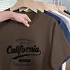 Men's Loose Short Sleeve Shirt Casual Outdoor Summer Style Trendy Print