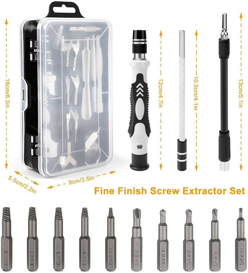 Labor-Saving Ratchet Screwdriver Set Household Combination Toolbox Hardware Magnetic Screw Driver Kit Bits Torx Screwdrivers