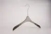 Transparent Wholesale Coat Skirt Matte Hanger Acrylic Clothes Hanger with Gold Hooks