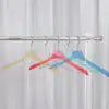 Transparent Wholesale Coat Skirt Matte Hanger Acrylic Clothes Hanger with Gold Hooks