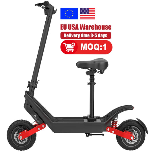 18.2AH Dual Drive 1000W*2 Off-Road Electric Scooter Skateboard Foldable X10 E Scooter Skate Board 11 Inch Wheel Mileage 60-70Km