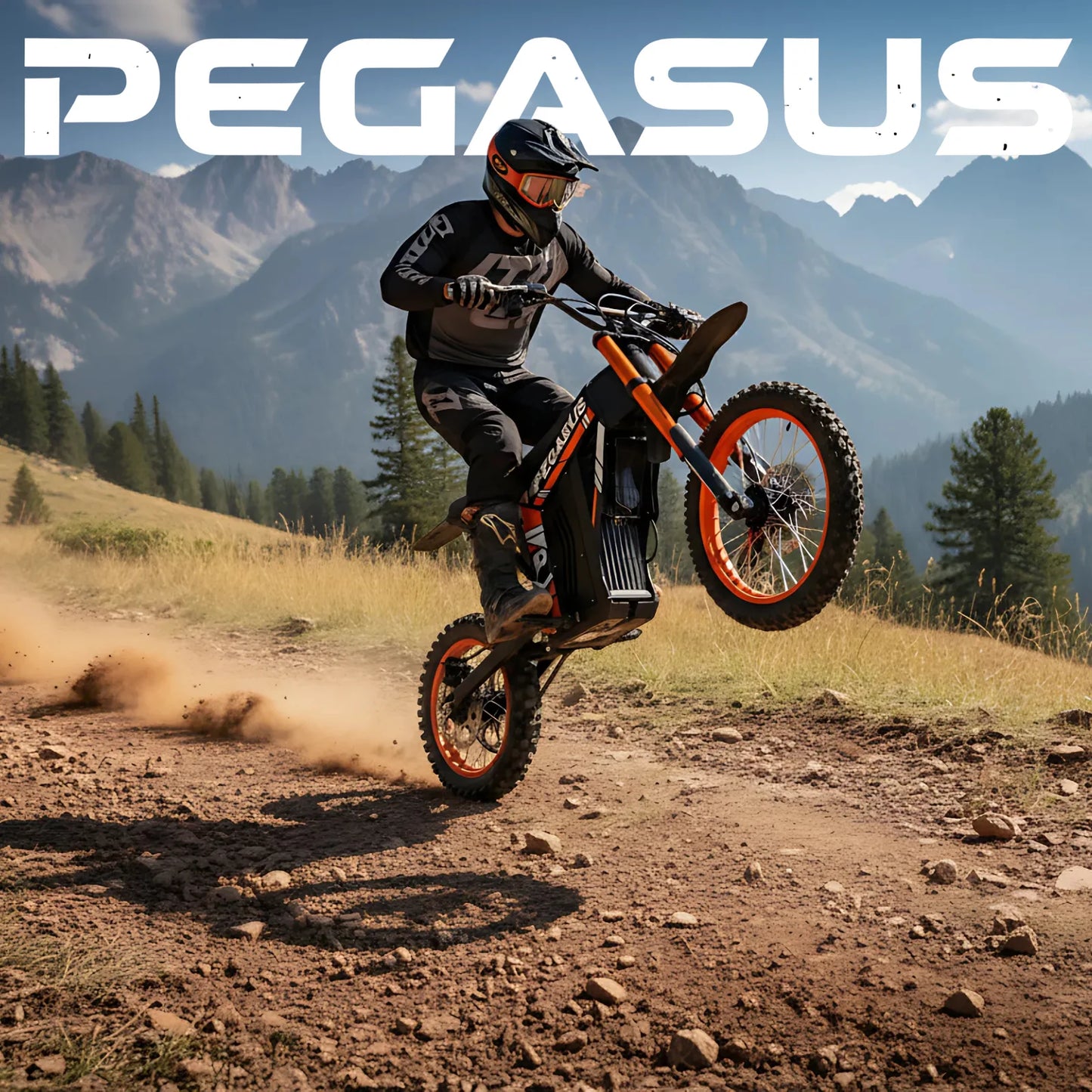 2000W Brushless Electric Dirt Bike 48V Lithium Battery Off-Road Motorcycle up to 60km/h