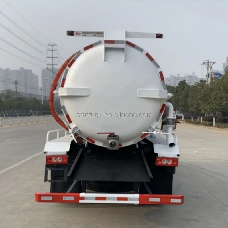 Chinese Foton High Pressure 4*2 Sewage Suction Truck 10 CBM 15m³ Vacuum Sewage Transport Truck Factory Low Price for Sale