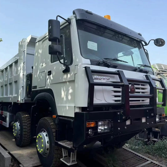 In Stock Now New Sinotruk HOWO 8x4 Dump Truck | 12 Wheels & 371HP Diesel Engine | Ready for Heavy Hauling