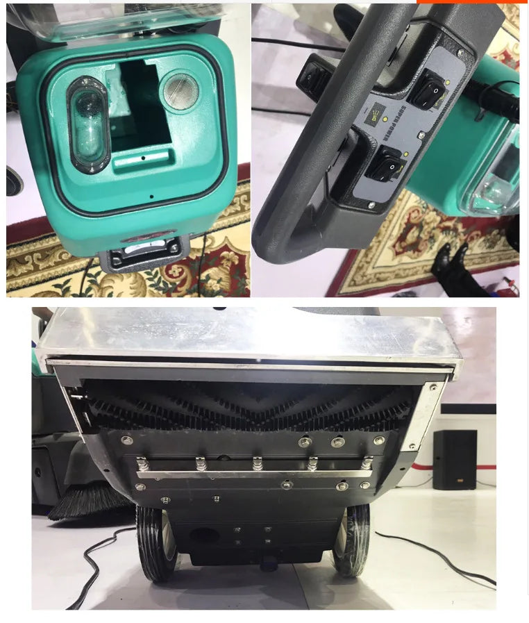 Commercial Industrial Carpet Cleaning Machine Wet Dry Carpet Extractor 220V Electric Manual Cleaning New Condition Plastic