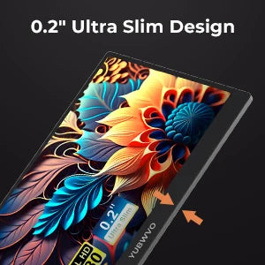 Portable 15.6 "1080P Travel Monitor for an extra Second Portable Screen with an Energy-saving Ultra-thin IPS Display for Laptops