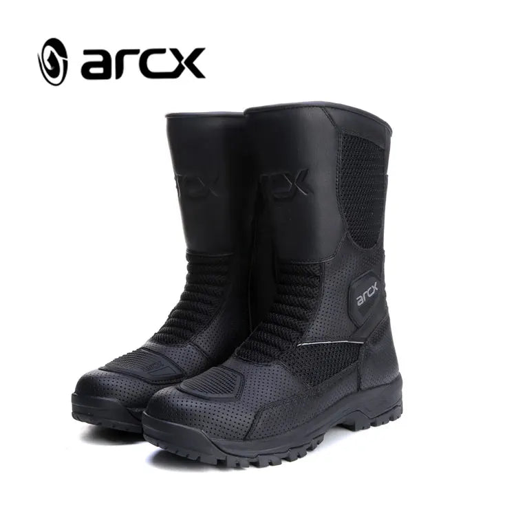 ARCX 2020 NEW  Style ARCX Men Lightweight Breathable Summer Riding Adventure Boots Cool Summer Motorcycle  Boots