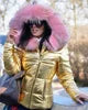 Liu Ming Oem Odm Winter Women Clothing Fashion Hood Faux Fur Collar Outwear Parkas Ladies Jacket Plus Size Coat