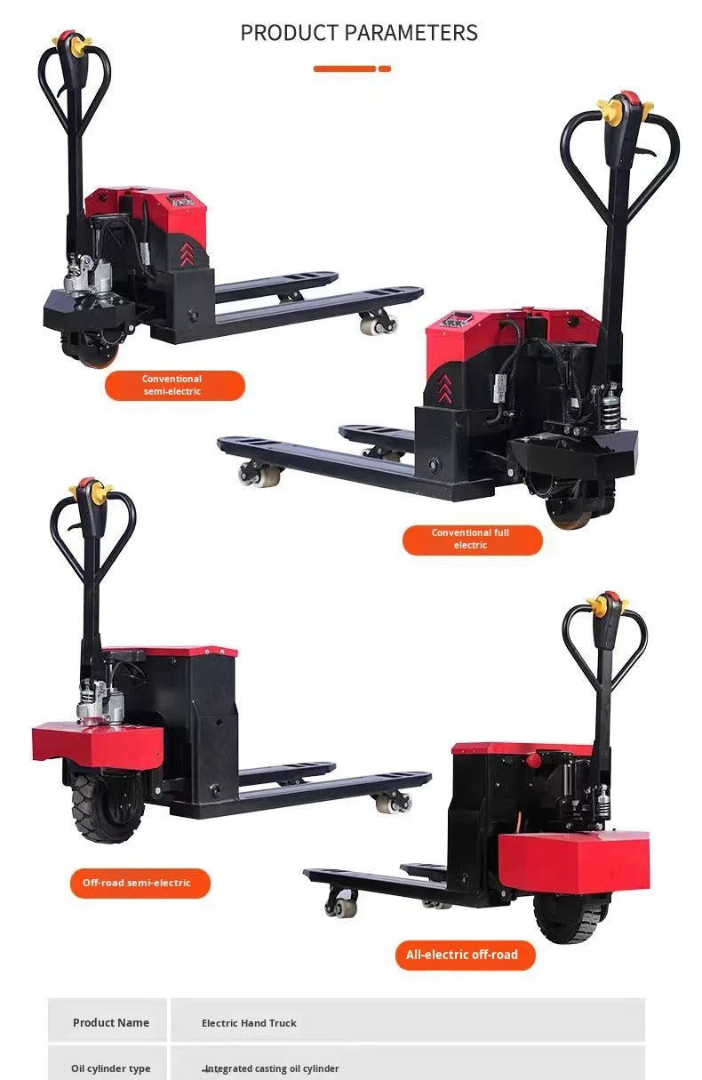 3 Ton Lead-Acid Battery Electric Pallet Truck Forklift with Standing Operation for Retail Use
