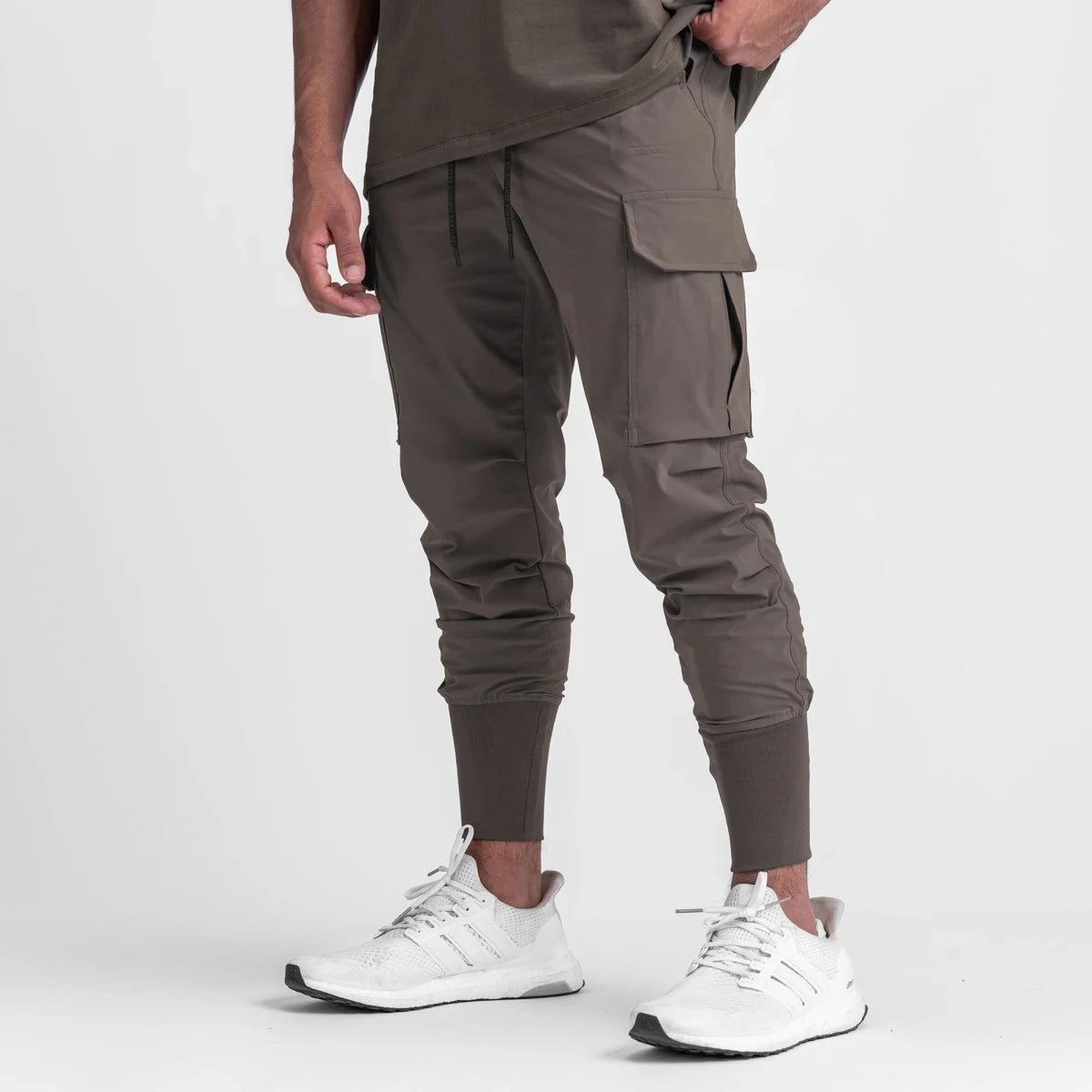 PASUXI Optional Wholesale Plus Size Cotton Solid Color Summer Jersey Gym Wear Men Jogging Tracksuit Pants
