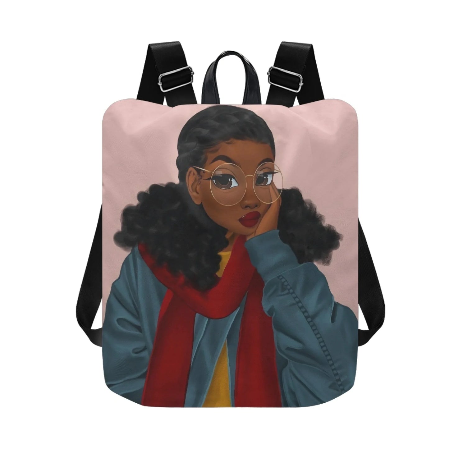 Latest African Girl Printed Backpack for Women Water-resistant College Backpack Girls Kids Bookbags Travel Casual Backpack Bag