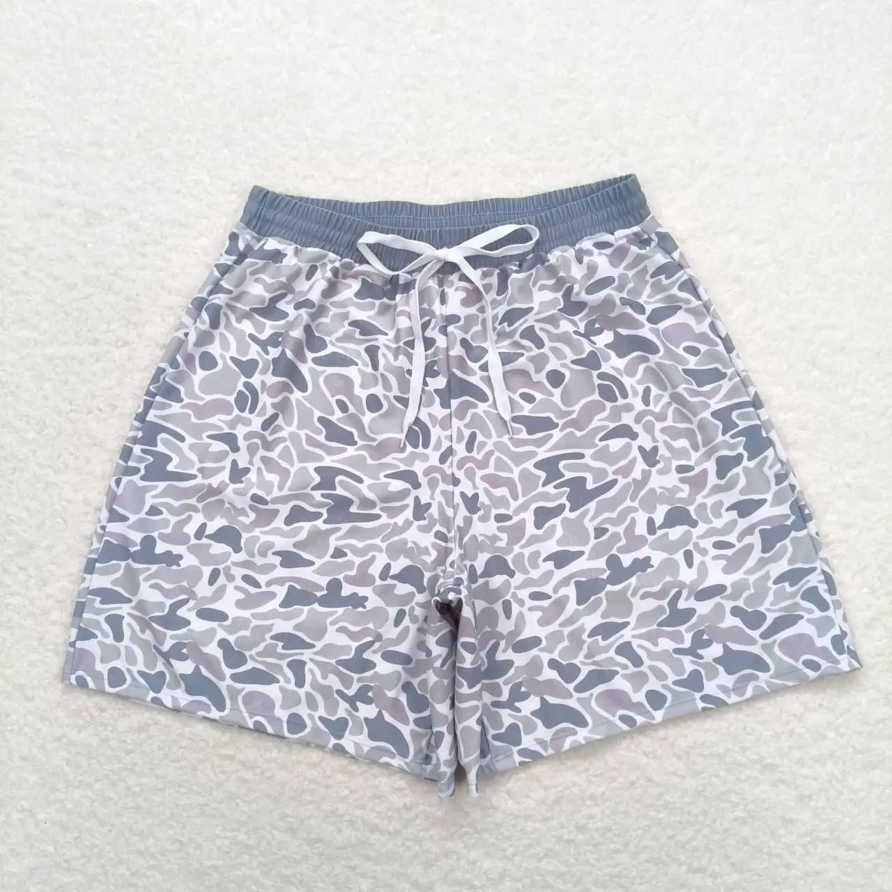 USA Warehouse Adult Men Southern Dark Brown Camo Print Trunks Wholesale Boutique Swimming Clothes Low Price Ready to Ship No Moq