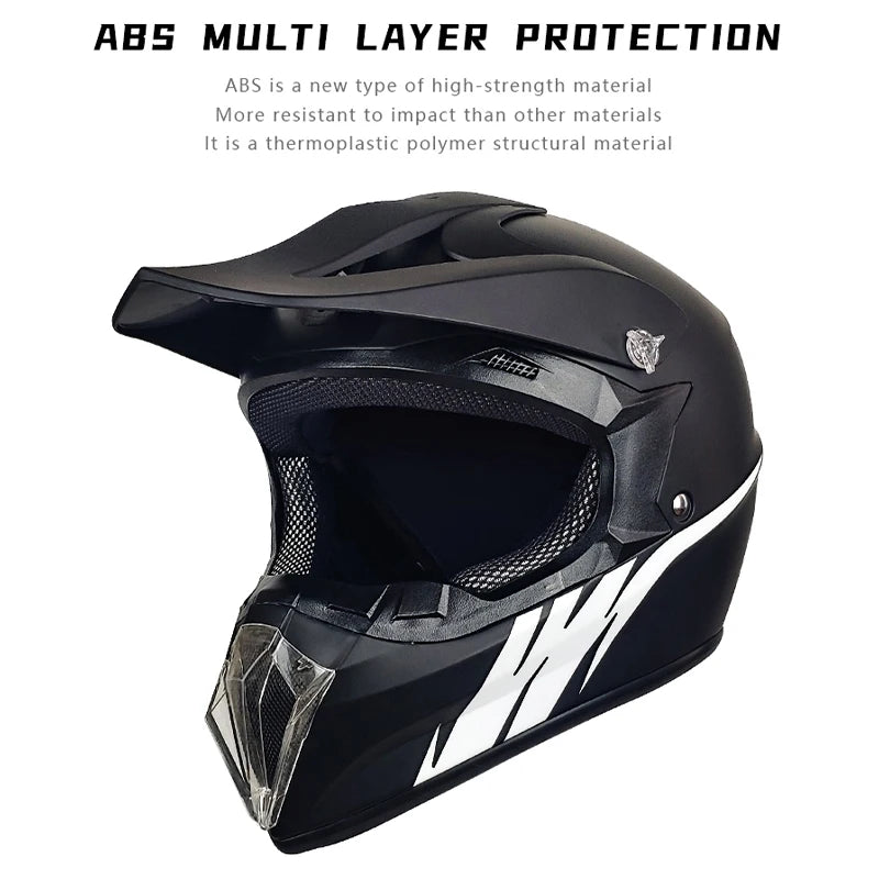 Competitive Price Dot-Approved Motocross&Off-Road Helmet Ultimate Protection for Downhill&Dirt Bike Adventures