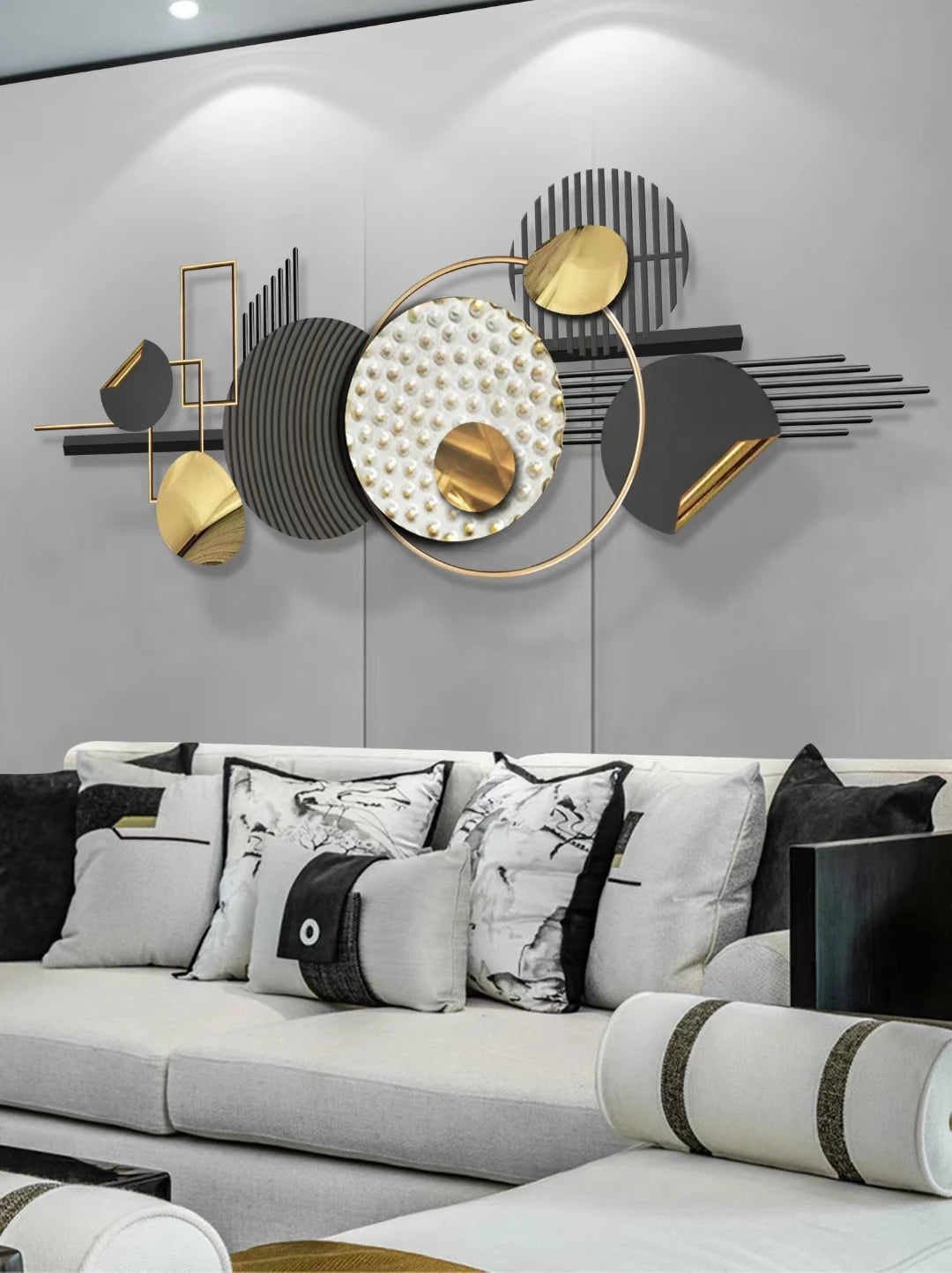 Modern Large Home Decoration  Wall Clock Home Decor Luxury Decorative Wall Clock