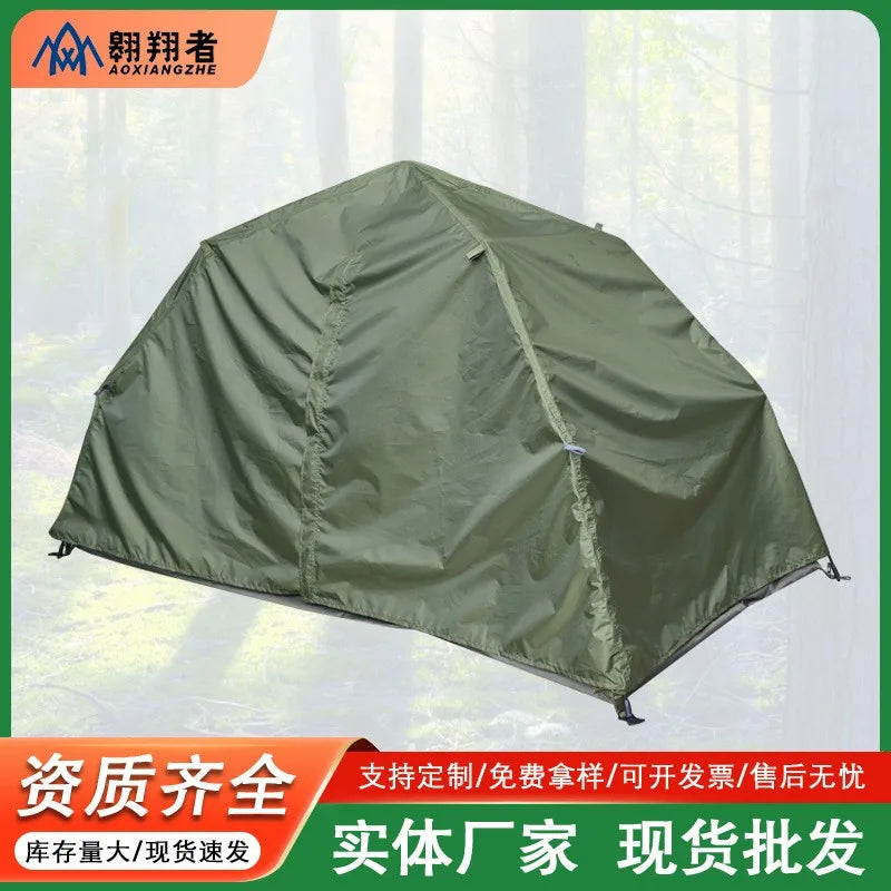 Outdoor Family Camping Tent One Bedroom Double-Layer Extended Type Rainproof Mosquito-Proof Automatic Speed Open Summer Use