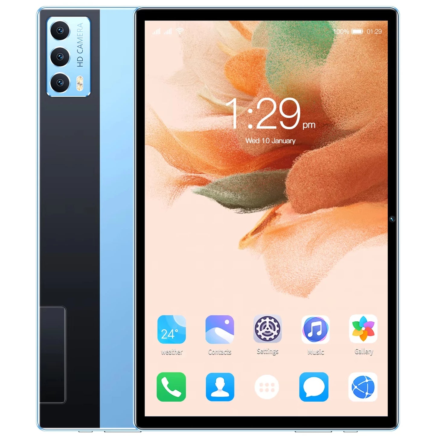 OEM X11 Pro 10.1 Inch Android Tablet Pc 8GB+256GB HD Android  MTK Processor CDMA Support for Phone Calls for Entertainment
