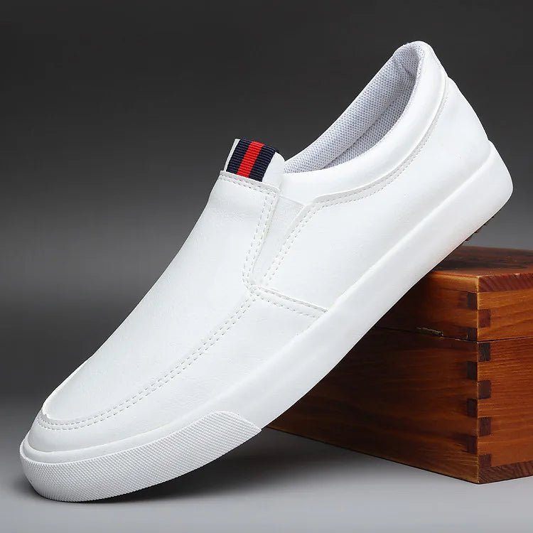 2022 New Spring and Summer Leather Casual Men's Shoes Trend Korean Customized Casual Shoes