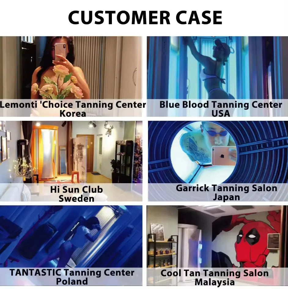 OEM ODM 3000W Lying Down Home Tanning Bed Booth Taning Machine Solarium Sunbed for Skin Tanning Machines
