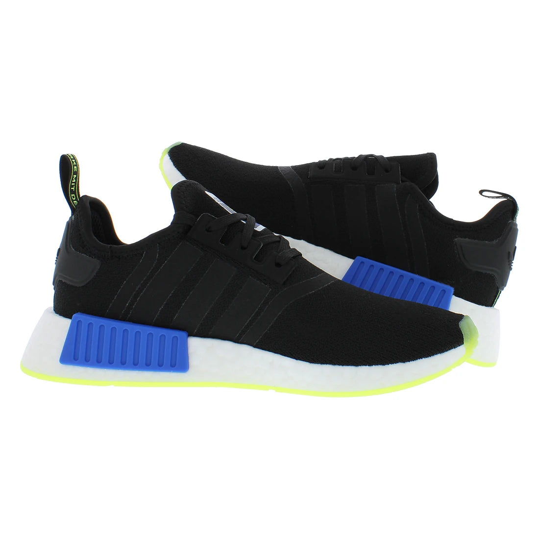 For NMD_R1 Men's Running Shoes Black/Lime | Vietnam Origin | IE1844 Model | 100% Authentic