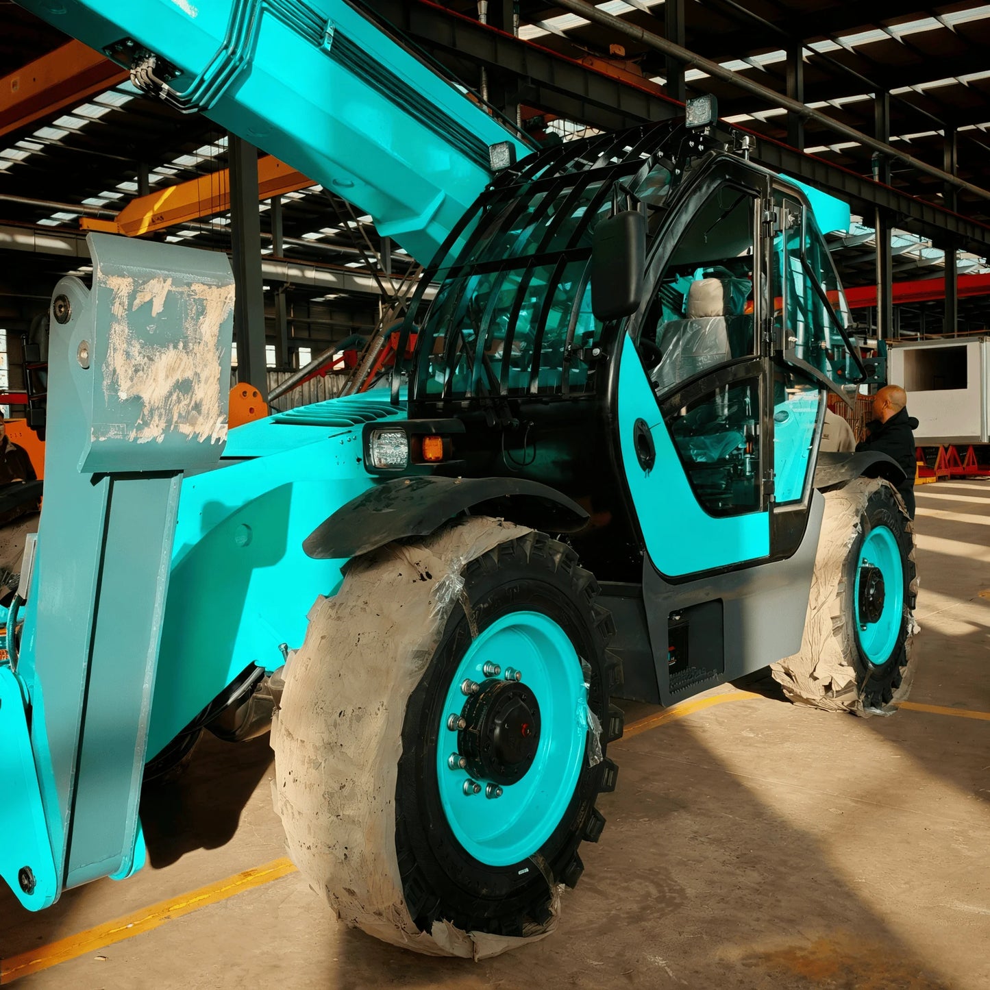Telescopic Agricultural Diesel Loader for Material Handling | 7m/14m/18m Lifting Height | Cab-Equipped Telehandler Forklift