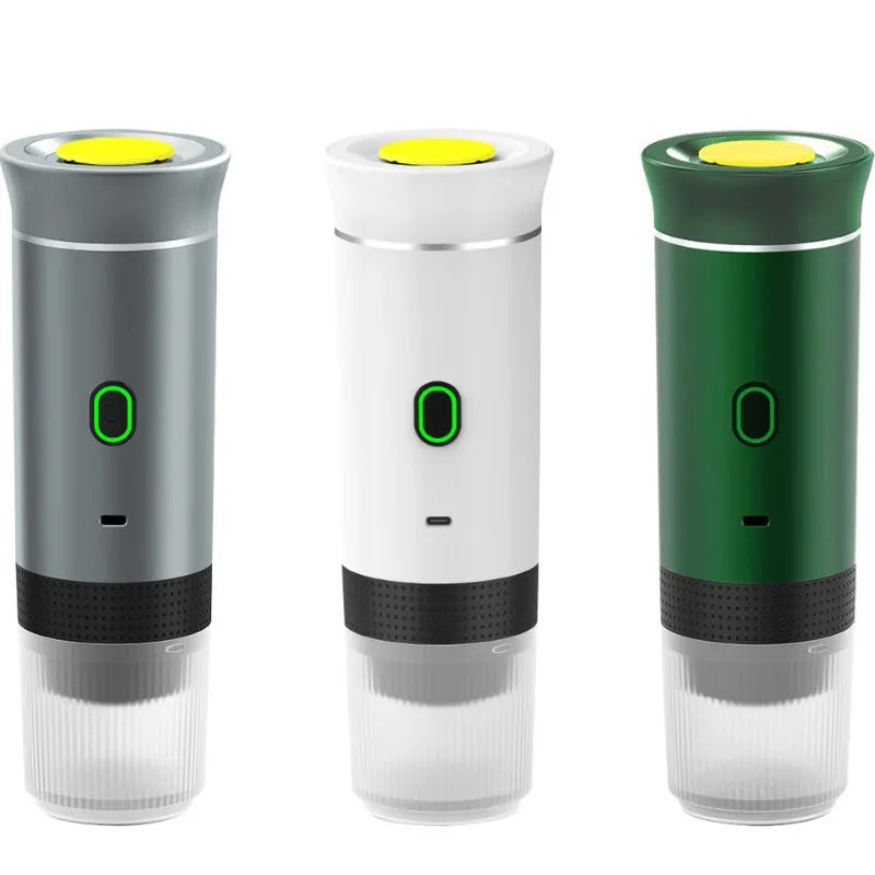 Small MOQ Customized Logo Electric Espresso Machine Travel Portable Grounds Coffee Maker Typed-C Home Outdoor Coffee Machine