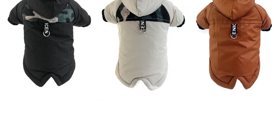 Winter Pet Dog Clothes Warm For Small Dogs Pets Puppy Costume French Bulldog Outfit Coat Waterproof Jacket Chihuahua Clothing