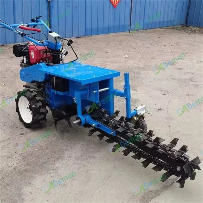 Chain Orchard Trencher Drainage Trenching Machine Pipeline Laying Ditcher Machine