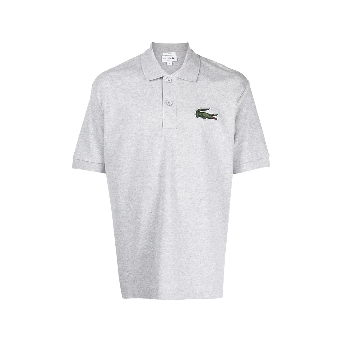 Lacoste Original Loose Fit 80's Croc Unisex Polos Color: Silver Chine | 100% Authentic