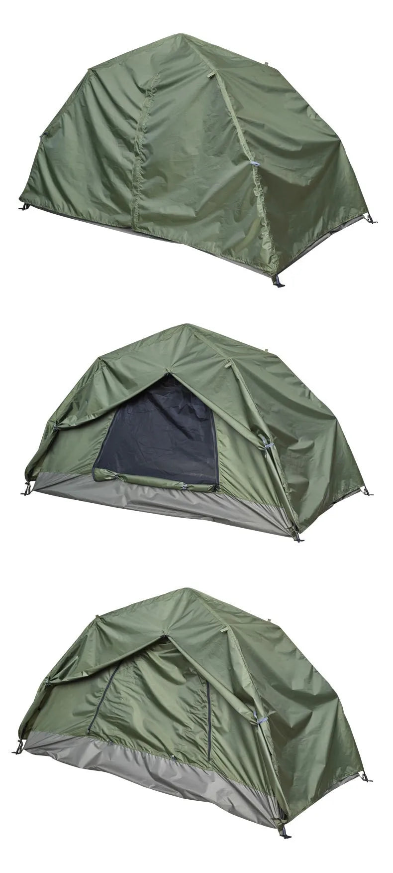 Outdoor Family Camping Tent One Bedroom Double-Layer Extended Type Rainproof Mosquito-Proof Automatic Speed Open Summer Use