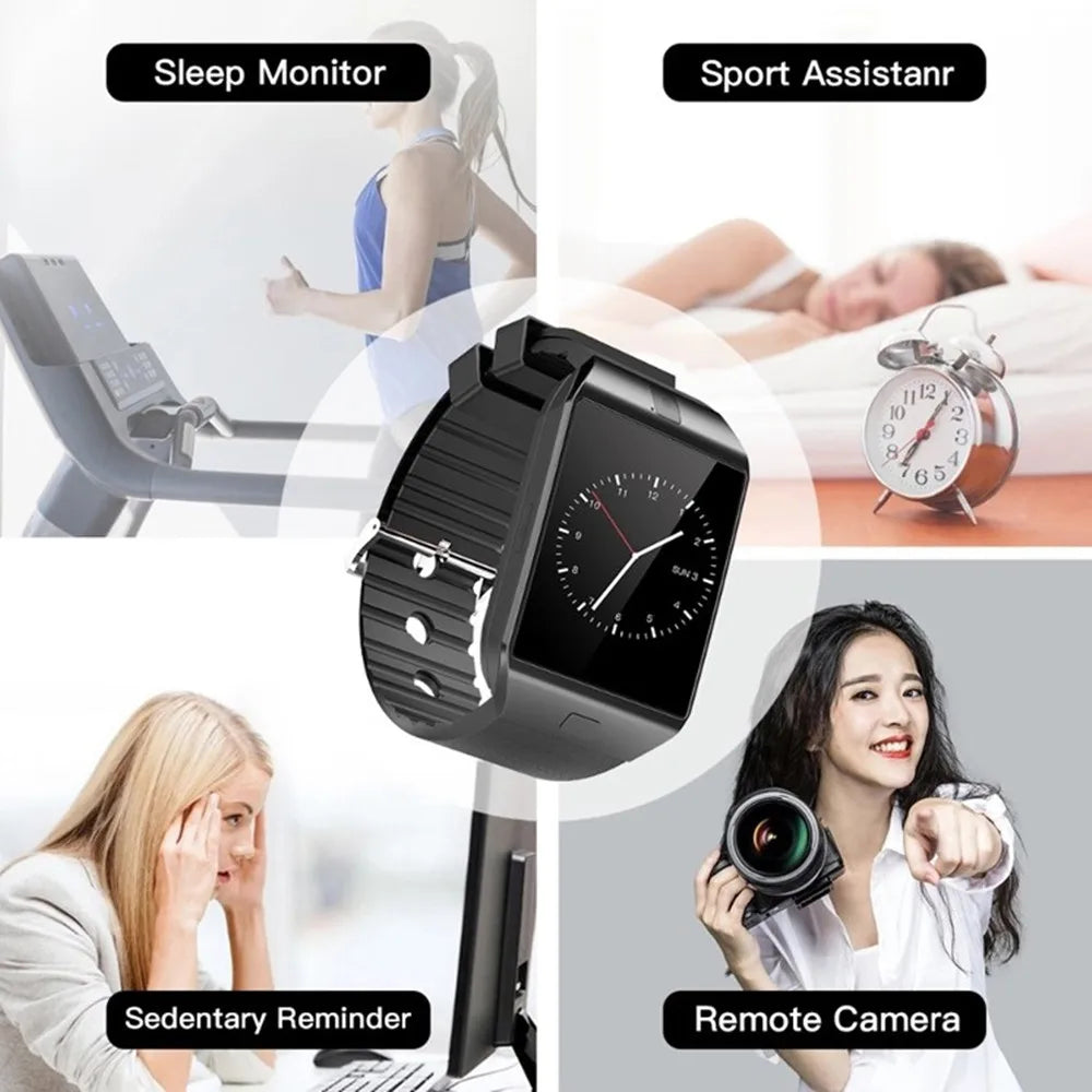 DZ09 Pk A58 Plus Smartwatch Suit Hot Selling Double Watches Men Women Smart Bracelet Gold Sport Smart Watch Wearing Equipment