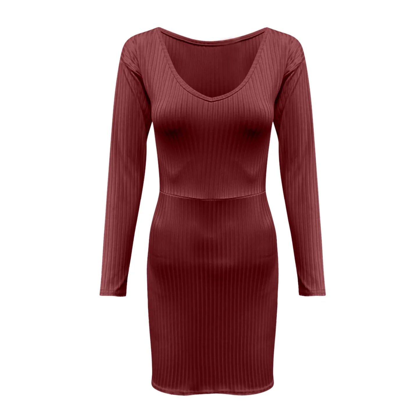 Women's White Black Knitted Summer Dress Long Sleeves Casual Bodycon Mini Sweater Warm Slim Clubwear Vestidos for Party Autumn