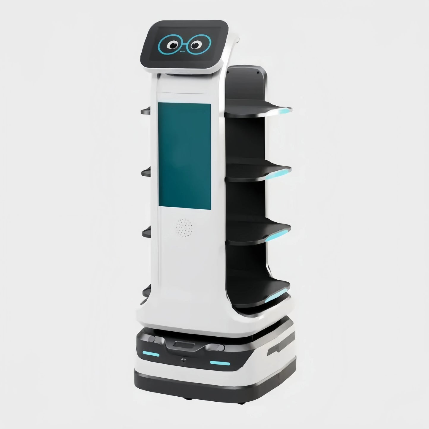 food delivery robot Commercial Human Autonomous Intelligence Artificial Public Welcome Smart Mobile Service Robot