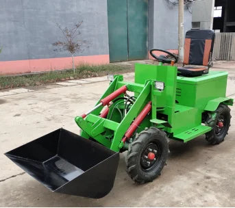 Electric Small Forklift Backhoe Front End Skid Steer Wheel Loader Bucket From Farm Garden Orchard Home Use