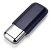 Stainless Steel Cigar Case Anti-pressure Portable Travel Leather Cigar Humidor Box