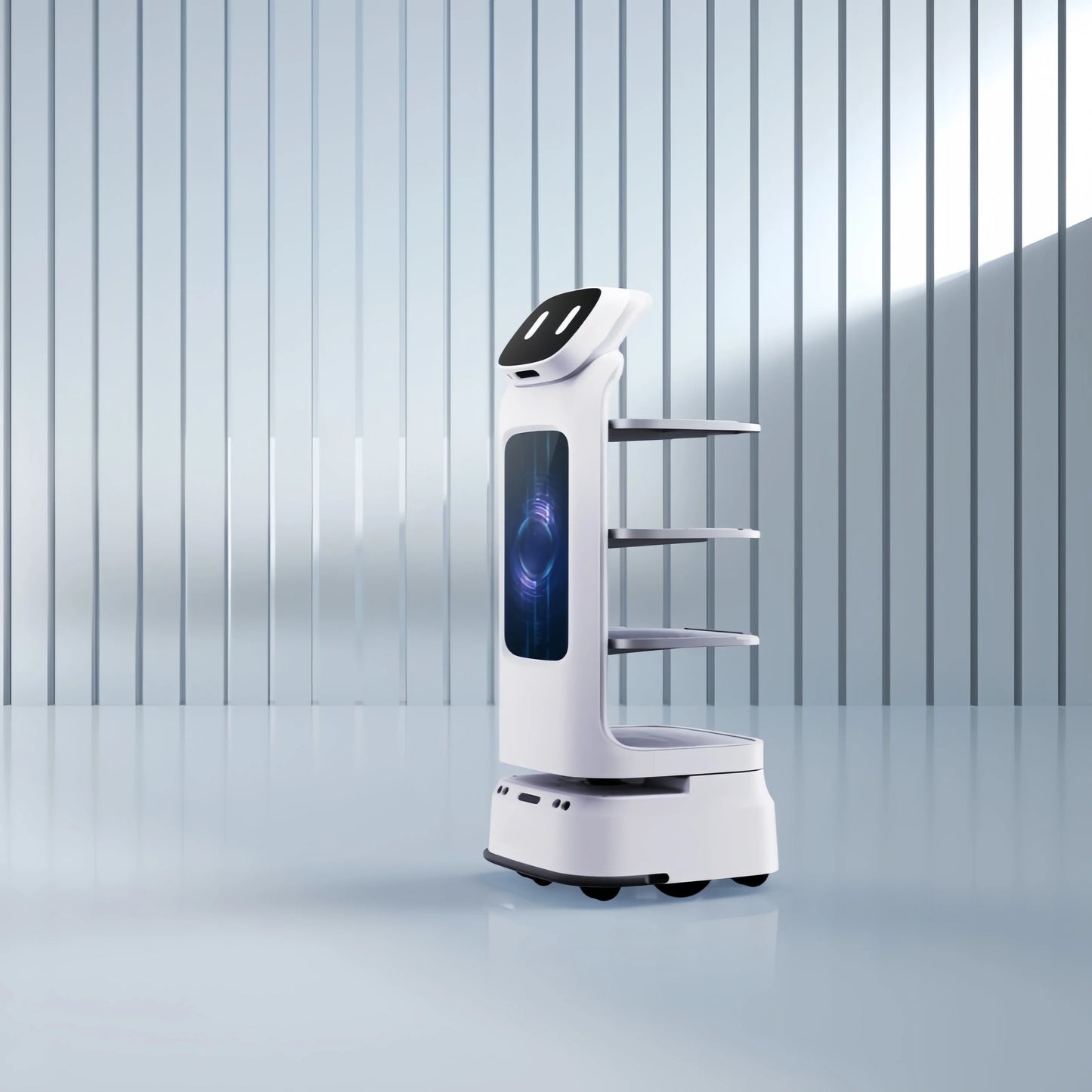 Arrival Artificial Intelligence Robot Server Food Delivery Service Robot Waiter Robot for Restaurant autonomous mobile robot