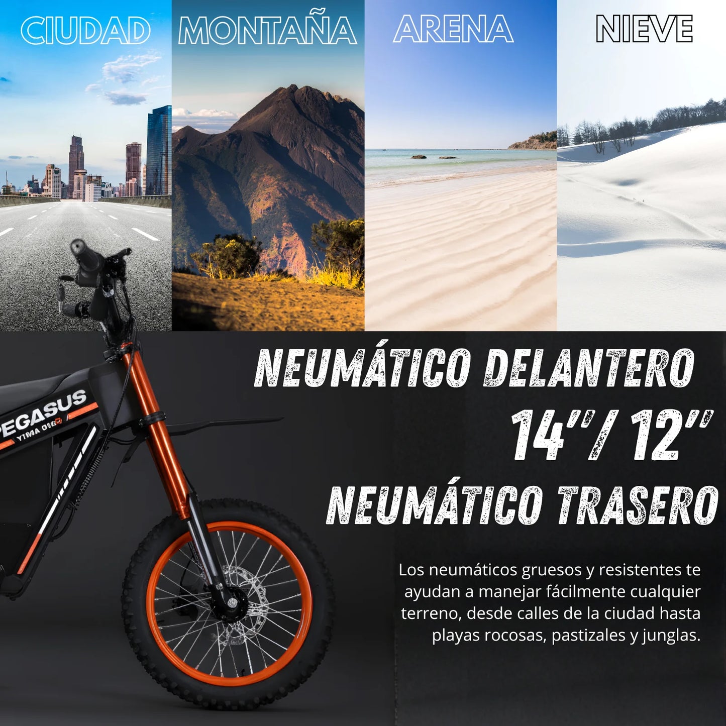 2000W Brushless Electric Dirt Bike 48V Lithium Battery Off-Road Motorcycle up to 60km/h
