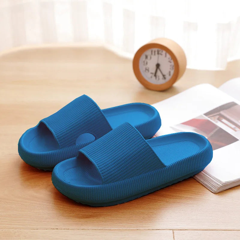 EVA Slides Slippers Outdoor Indoor Sandals for Women and Ladies Shoes Men Pillow Cushion Slides Footwear Custom Logo Wholesale