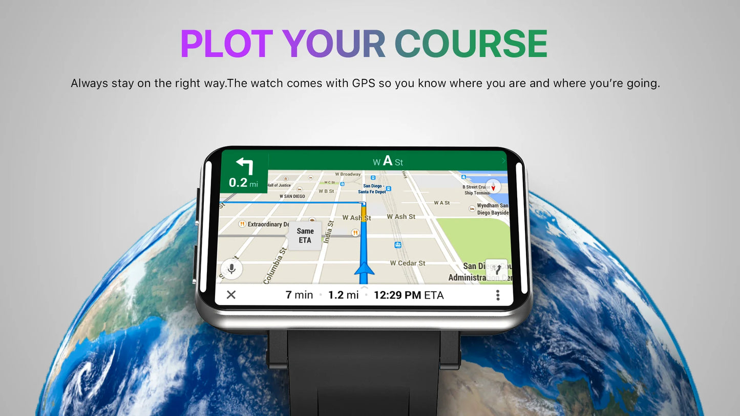 New Product 2024 Smart Watch Connects Electronic Men Watches High Quality 4G Smartwatches WiFi Thermometer and Camera Mobiles